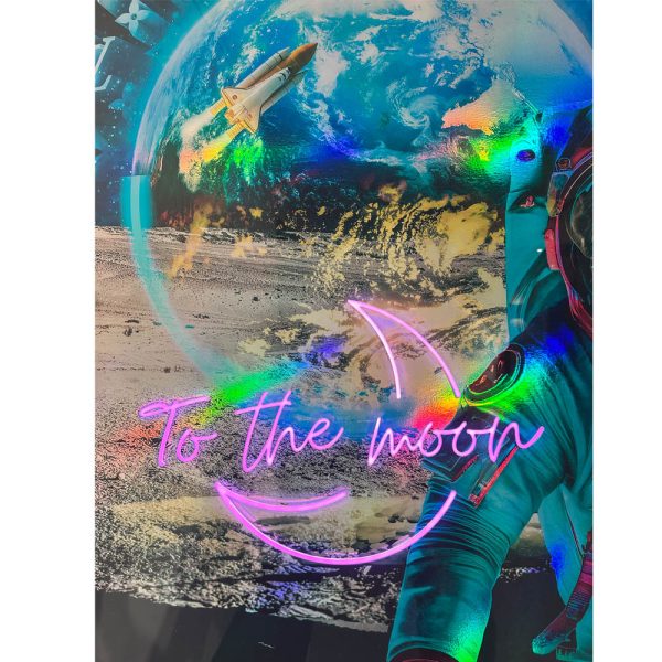 To The Moon - Neon Light - Image 4