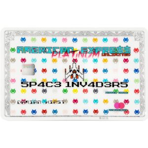 Space Invaders - Amex White
